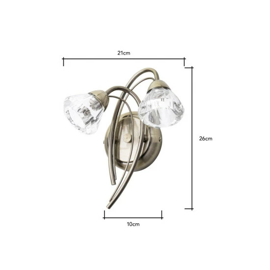 BHS Lighting Marianne Wall Light For Unisex 5 BHS Lighting Marianne Wall Light For Unisex - Image 5