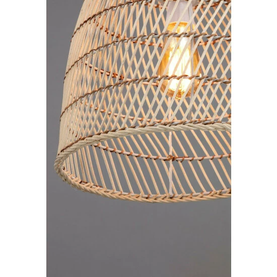 BHS Lighting Bleached Tall Dome Easy Fit Light Shade For Unisex 3 BHS Lighting Bleached Tall Dome Easy Fit Light Shade For Unisex - Image 3