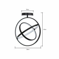 BHS Lighting Ingel Flush Ceiling Light For Unisex -BHS Lighting Sales Store unnamed file 2424