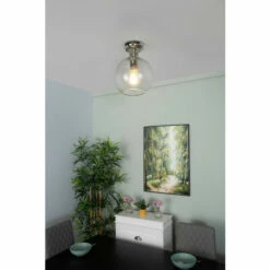 BHS Lighting Alfie Bobble Glass Flush Ceiling Light For Unisex -BHS Lighting Sales Store unnamed file 2455