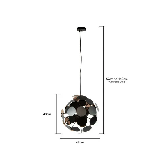 BHS Lighting Sputnik Ceiling Pendant Light For Unisex 5 BHS Lighting Sputnik Ceiling Pendant Light For Unisex - Image 5