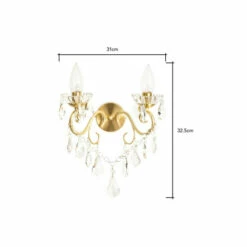 BHS Lighting Daphne Wall Light For Unisex 10 BHS Lighting Daphne Wall Light For Unisex -BHS Lighting Sales Store unnamed file 2486