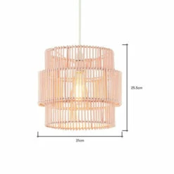 BHS Lighting Rattan Easy Fit Light Shade For Unisex 10 BHS Lighting Rattan Easy Fit Light Shade For Unisex -BHS Lighting Sales Store unnamed file 2492