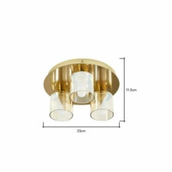BHS Lighting Noah Flush Ceiling Light For Unisex -BHS Lighting Sales Store unnamed file 2525