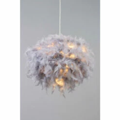 BHS Lighting Glow Feather Easy Fit Light Shade For Unisex