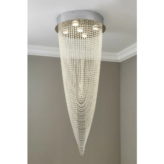 BHS Lighting Large Valerie Flush Ceiling Light For Unisex 1 BHS Lighting Large Valerie Flush Ceiling Light For Unisex