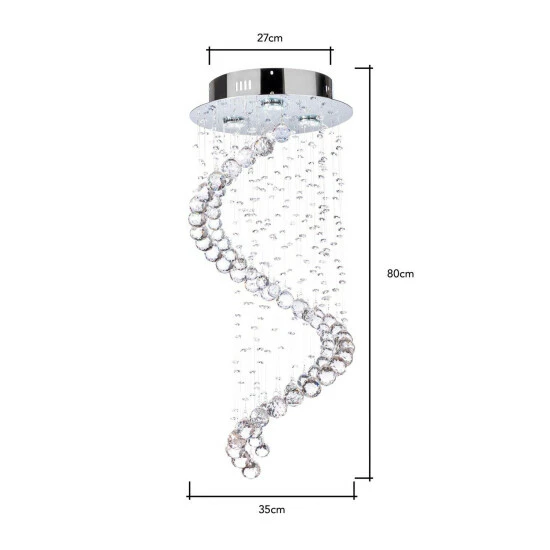 BHS Lighting Abyss Flush Ceiling Light For Unisex 5 BHS Lighting Abyss Flush Ceiling Light For Unisex - Image 5