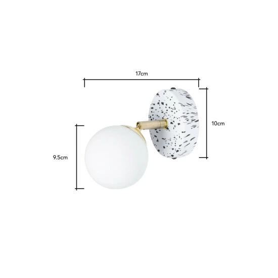 BHS Lighting Lott Single Spotlight Plate Ceiling Light For Unisex 5 BHS Lighting Lott Single Spotlight Plate Ceiling Light For Unisex - Image 5