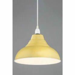 BHS Lighting Steel Diner Easy Fit Light Shade For Unisex