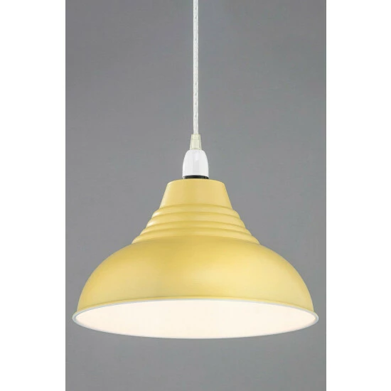 BHS Lighting Steel Diner Easy Fit Light Shade For Unisex 1 BHS Lighting Steel Diner Easy Fit Light Shade For Unisex