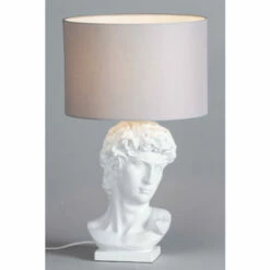 BHS Lighting Frank Bust Table Lamp For Unisex
