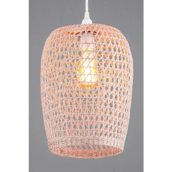 BHS Lighting Woven Rattan Easy Fit Light Shade For Unisex 1 BHS Lighting Woven Rattan Easy Fit Light Shade For Unisex
