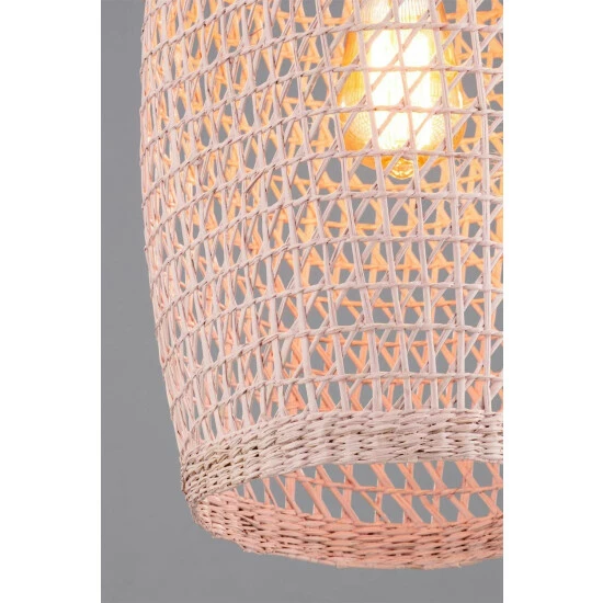 BHS Lighting Woven Rattan Easy Fit Light Shade For Unisex 3 BHS Lighting Woven Rattan Easy Fit Light Shade For Unisex - Image 3