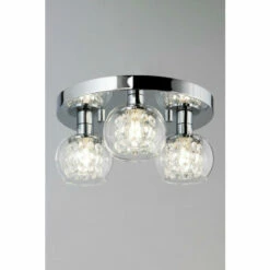 BHS Lighting Lucia Flush Ceiling Light For Unisex