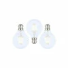 BHS Lighting Pack Of 3 4W B22 Bayonet Cap Globe Bulb For Unisex