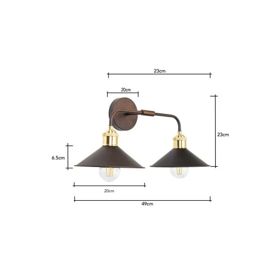 BHS Lighting Cale Wall Light For Unisex 5 BHS Lighting Cale Wall Light For Unisex - Image 5