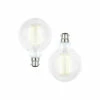 BHS Lighting Pack Of 2 6W B22 Bayonet Cap Globe Bulb For Unisex