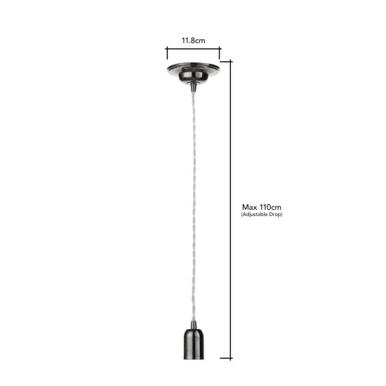 BHS Lighting Cable Kit Pendant Ceiling Light For Unisex 5 BHS Lighting Cable Kit Pendant Ceiling Light For Unisex - Image 5