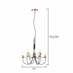 BHS Lighting Alana Chandelier For Unisex -BHS Lighting Sales Store unnamed file 2835