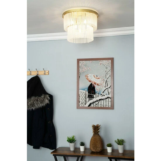 BHS Lighting Aubrey Flush Ceiling Light For Unisex 4 BHS Lighting Aubrey Flush Ceiling Light For Unisex - Image 4