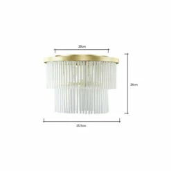 BHS Lighting Aubrey Flush Ceiling Light For Unisex 10 BHS Lighting Aubrey Flush Ceiling Light For Unisex -BHS Lighting Sales Store unnamed file 2841