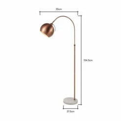 BHS Lighting Benson Curved Floor Lamp For Unisex -BHS Lighting Sales Store unnamed file 2865