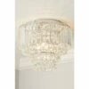 BHS Lighting Paladina Small Flush Ceiling Light For Unisex