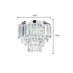 BHS Lighting Paladina Small Flush Ceiling Light For Unisex -BHS Lighting Sales Store unnamed file 2944