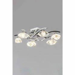 BHS Lighting Large Bella Flush Ceiling Light For Unisex