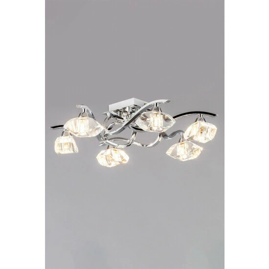 BHS Lighting Large Bella Flush Ceiling Light For Unisex 1 BHS Lighting Large Bella Flush Ceiling Light For Unisex