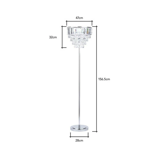 BHS Lighting Paladina Floor Lamp For Unisex 5 BHS Lighting Paladina Floor Lamp For Unisex - Image 5