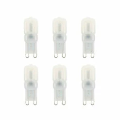 BHS Lighting Pack Of 6 2.5W G9 Capsule Bulb Cool White For Unisex