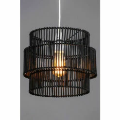 BHS Lighting Rattan Easy Fit Light Shade For Unisex
