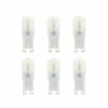 BHS Lighting Pack Of 6 2.5W G9 Capsule Bulb Warm White For Unisex