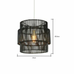 BHS Lighting Rattan Easy Fit Light Shade For Unisex -BHS Lighting Sales Store unnamed file 318