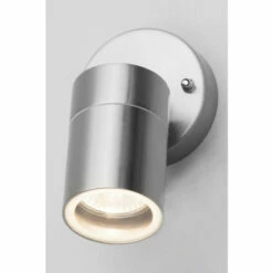 BHS Lighting Steel Jared Single Wall Light For Unisex