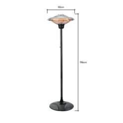 BHS Lighting 1500W Floor Standing Patio Heater For Unisex -BHS Lighting Sales Store unnamed file 3420