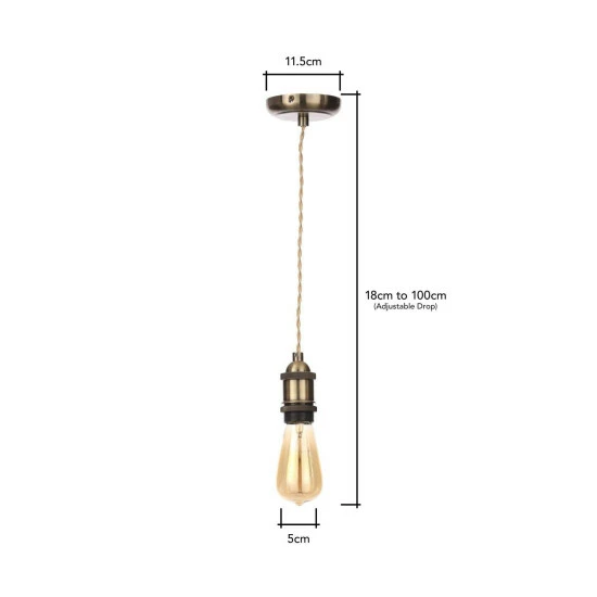 BHS Lighting Industrial Style Pendant Ceiling Light For Unisex 6 BHS Lighting Industrial Style Pendant Ceiling Light For Unisex - Image 6