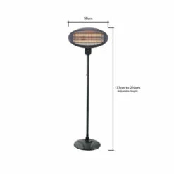 BHS Lighting 2000W Floor Standing Patio Heater For Unisex -BHS Lighting Sales Store unnamed file 3441