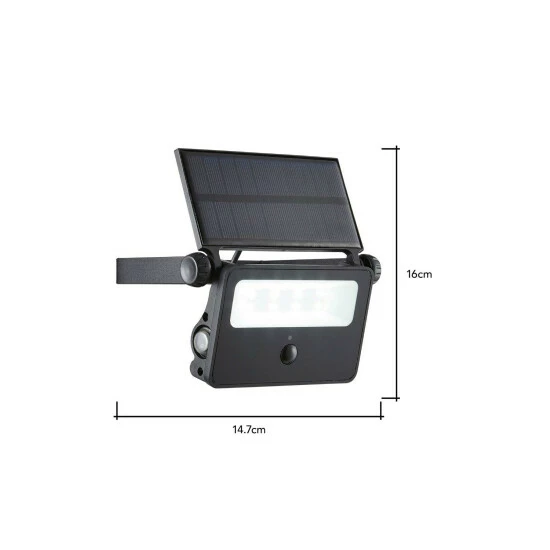 BHS Lighting Solar Powered Wall Light With Sensor For Unisex 5 BHS Lighting Solar Powered Wall Light With Sensor For Unisex - Image 5