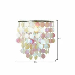 BHS Lighting Glow Iridescent Easy Fit Light Shade For Unisex -BHS Lighting Sales Store unnamed file 3565