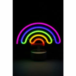 BHS Lighting Glow Rainbow Neon Table Lamp For Unisex -BHS Lighting Sales Store unnamed file 3573