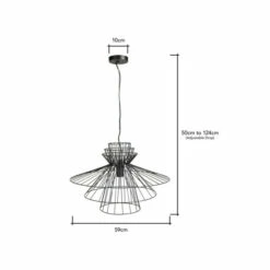 BHS Lighting Grace Pendant Ceiling Light For Unisex -BHS Lighting Sales Store unnamed file 360