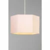 BHS Lighting Glow Hexagon Easy Fit Light Shade For Unisex