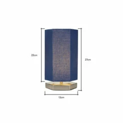 BHS Lighting Glow Hexagon Table Lamp For Unisex -BHS Lighting Sales Store unnamed file 3724