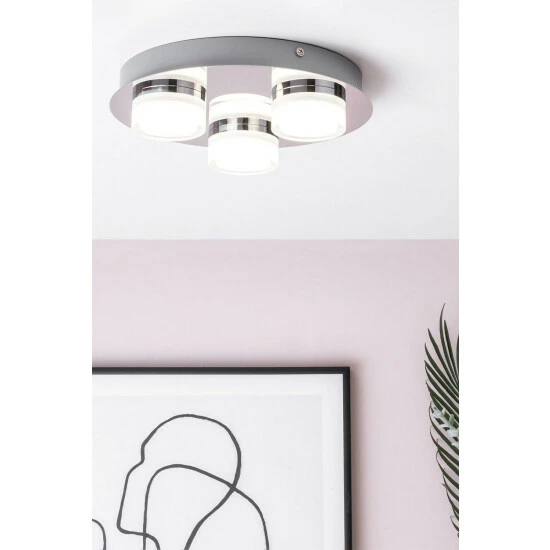 BHS Lighting Brooke Plate Spotlight Ceiling Light For Unisex 4 BHS Lighting Brooke Plate Spotlight Ceiling Light For Unisex - Image 4