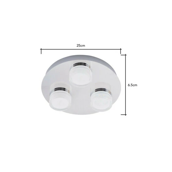 BHS Lighting Brooke Plate Spotlight Ceiling Light For Unisex 5 BHS Lighting Brooke Plate Spotlight Ceiling Light For Unisex - Image 5