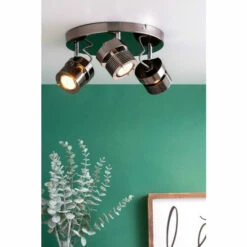 BHS Lighting Large Lucas Plate Spotlight Ceiling Light For Unisex -BHS Lighting Sales Store unnamed file 3896
