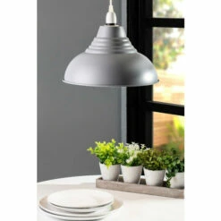 BHS Lighting Steel Diner Easy Fit Light Shade For Unisex -BHS Lighting Sales Store unnamed file 4023