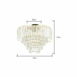 BHS Lighting Paladina Flush Ceiling Light For Unisex -BHS Lighting Sales Store unnamed file 41
